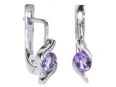 Серьги, серебро 925, аметист 008 01 21-03463 2009 г инфо 11617r.