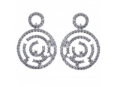 Серьги, серебро 925, циркон 005 01 21ls-00034 2010 г инфо 12479r.