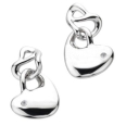 Серьги из серебра с бриллиантами Hot diamonds DE236 2009 г инфо 12637r.
