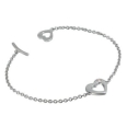 Браслет из серебра с бриллиантом Hot diamonds dl064 2009 г инфо 12684r.